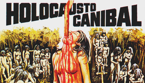 Cannibal Holocaust VHS Label